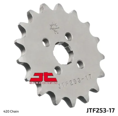 Produktbild von JTSPROCKETS Kettenritzel JTF253.17 Vorne Chromstahl