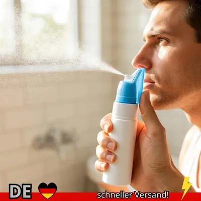 Produktbild von Nasendusche Nasenspülreiniger Flaschenspray Wasserflasche Feiner Nebel