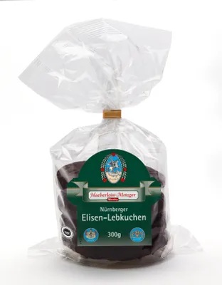 Produktbild von Haeberlein Elisenlebkuchen 98mm Zartbitter, 300g