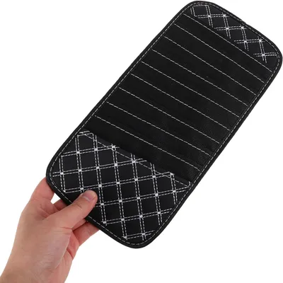 Produktbild von Auto-CD-Organizer aus Polyurethanmit Schutzfunktion für eine lange Nutzung, praktischer CD-Halter für die Sonnenblende in Autos und SUVs