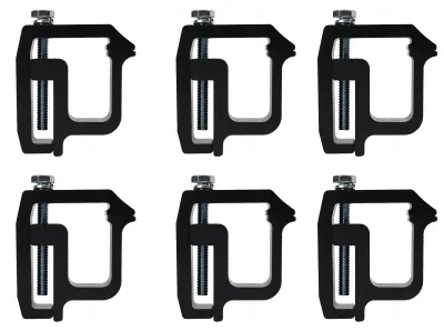 Image de Lot de 6 pinces de fixation pour capot de camion, en remplacement pour les modèles Chevy Silverado Sierra 1500, 2500 et 3500