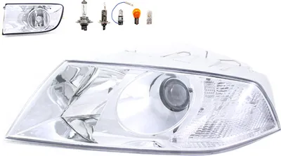Produktbild von Scheinwerfer kompatibel zu Skoda Octavia 1Z 04-08 DE H1 H7 L +Nebel+Leu. 1Z1941017Q 1Z1941017D 1Z1941015A 1Z0941701 1Z0941699 Johns