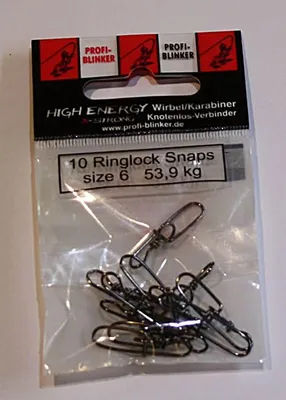 Produktbild von Profi Blinker Ringlock Snaps 10er Größe: 6