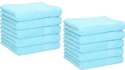 Produktbild von Betz 10 Stück Seiftücher 30x30 cm PALERMO 100% Baumwolle Farbe: türkis