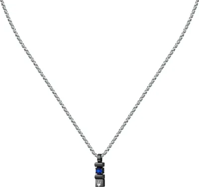Immagine prodotto di Maserati - JM334AXO05 - Collana con pendente - Uomo - 45+5cm - SAPPHIRE