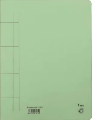 Produktbild von Schnellhefter, A4, 250g/m2, grün kaufm. Heftung, für ca. 250 Blatt