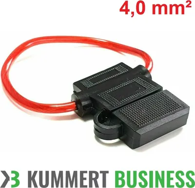 Produktbild von Kummert Business KFZ Sicherungshalter Flachsicherungen ATC ATO 4,0mm² Sicherung HiFi