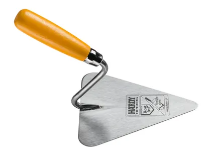 Zdjęcie produktu dla Kielnia Hardex *30* 20 cm, trójkątna, nierdzewna, z spoiną