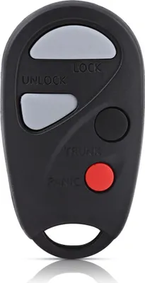Immagine prodotto di Portachiavi con telecomando, custodia, facile installazione, 4 pulsanti, resistente all'usura, nero, robusto, per auto