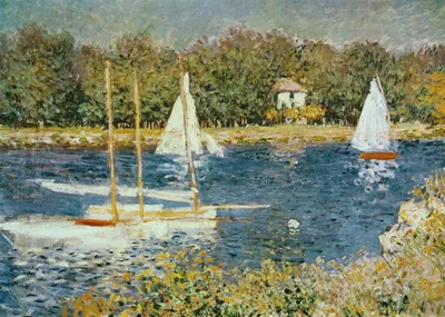 Produktbild von Kunstkarte Claude Monet "Die Seine bei Argenteuil"