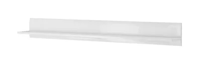 Obrázek produktu pro MOB, Police 180 cm - Tashia - Typ 02 (bílá + lesklá bílá)