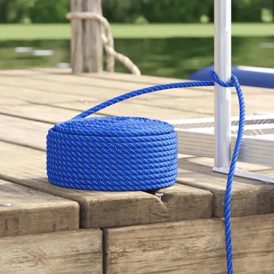 Produktbild von vidaXL Bootsseil Polypropylen 10 mm 50 m Blau