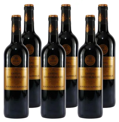 Produktbild von David Beaulieu Bordeaux Supérieur AOP -trocken- (6 x 0,75L)