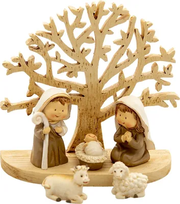 Obrázok produktu pre Clayre & Eef betlemské figúrky hnedé 11x5x10 cm 6PR4743
