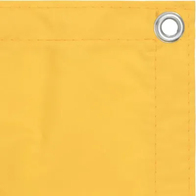 Obrázek produktu pro vidaXL Balkonová zástěna na ochranu soukromí žlutá 120x400 cm Oxford Fabric