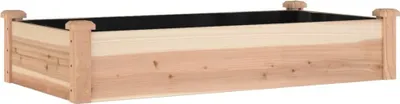 Zdjęcie produktu dla vidaXL Podwyższone łóżko z wkładem 120x60x25 cm z litego drewna jodłowego