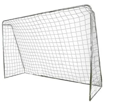 Produktbild von Fußballtor aus Stahl | 1,8 x 1,2m | mit Netz & Erdankern | Trainingstor für Garten & Freizeit | Wetterfest & Langlebig | Ideal für Kinder