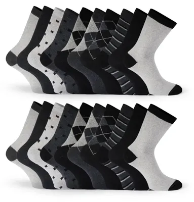 Produktbild von Set aus 40 weichen Baumwollsocken für Männer und Frauen