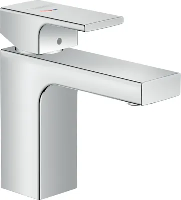 Productafbeelding van hansgrohe Vernis Shape wastafelmengkraan 100 CoolStart met afvoerputje met trekstang