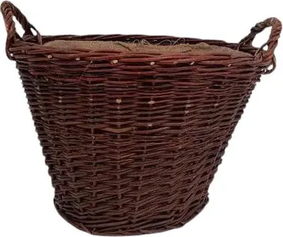 Produktbild von Aufbewahrungskorb Kiepe braun mit Jute groß