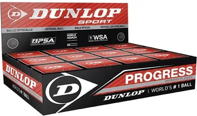Produktbild von Dunlop Progress Squash Bälle 12er Pack