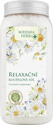 Obrázek produktu pro Bohemia Herbs Relaxační koupelová sůl s extraktem heřmánku 900 g