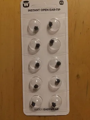 Obrázok produktu pre Widex Instant Open Ear-Tip veľkosť XS v blistri po 10 kusov pre zariadenia Ex