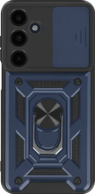 Obrázek produktu pro Mayaxess, pouzdro pro Galaxy A16 s ochranou fotoaparátu a magnetickým kroužkem, tmavě modré