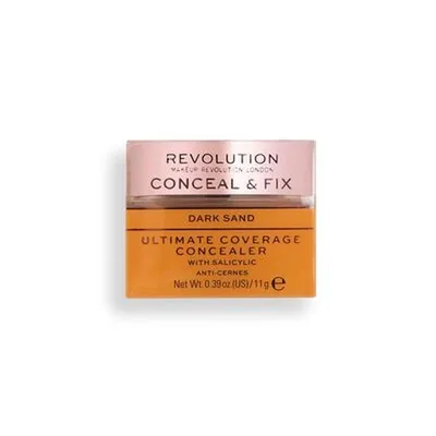 Produktbild von Revolution - Concealer - Conceal & Fix Ultimate Coverage Concealer - Dark Sand