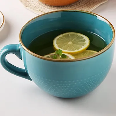 Image de Grande tasse à café en céramique 700ml avec anse