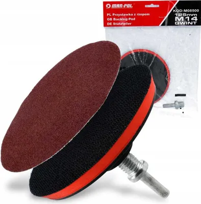 Produktbild von Befestigung mit Klett-Schleifteller Klett 125mm M14x2 für Schleifmaschine