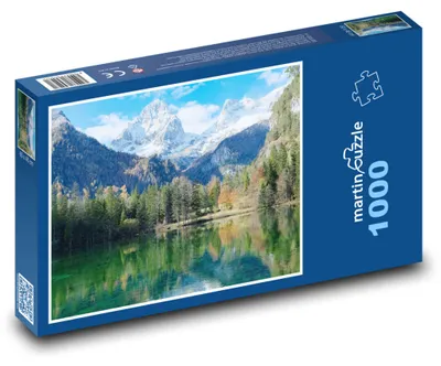 Obrázok produktu pre Puzzle 1000 Jazero obkolesené horami - martinpuzzle