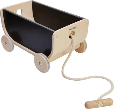 Produktbild von PlanToys Holzspielzeug Wagon Schwarz