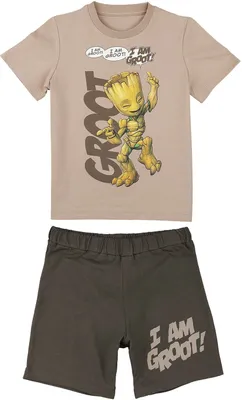 Produktbild von Marvel Comics Kinder Schlafanzug (Pyjama) - I am Groot (multicolor) 92/98
