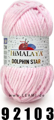 Produktbild von Himalaya Dolphin Star 100g/120m (Glitzer) 92103 babyrosa