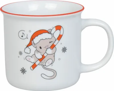 Produktbild von Könitz Becher Lovely Cats Sweet Christmas, Tasse, Porzellan, Bunt, 380 ml, 11 1 971 2831