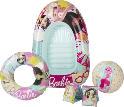 Image de Barbie Set de natation avec bateau pour enfants Set de 4 pièces Un must-have pour l'été