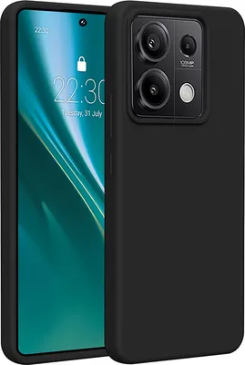 Produktbild von Etteri Silikonhülle für Xiaomi Redmi Note 13 Pro 5G schwarz Cover
