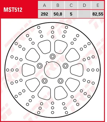 Image de Disque De Frein Trw Mst512
