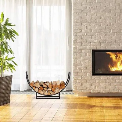 Image de Étagère empilable en métal et bois 55 x 92 x 21 cm, pour l'intérieur et l'extérieur