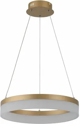 Zdjęcie produktu dla Lampa wisząca LED Cornelia złota 24W Neutralna biel 1920lm akryl wym:100x40x40cm IP20 Reality