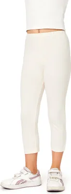 Image de Leggings capri 3/4 pour fille Bellivalini en coton BLV50-280 (écru, 152)