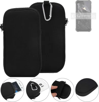 Produktbild von K-S-Trade Neopren-Hülle Handyhülle kompatibel mit Oukitel WP20 Schutzhülle Neoprenhülle Sleeve Schutz-Hülle Gürtel Tasche Case Holster