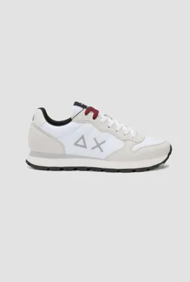 Image de Sun68 - Baskets basses "Tom" - Cuir synthétique - Blanc