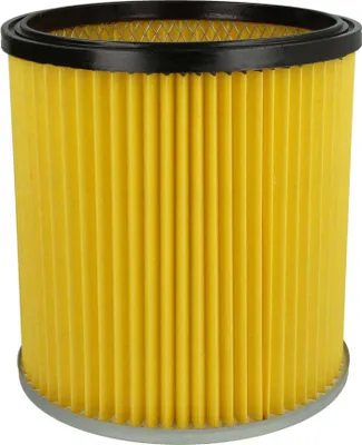 Produktbild von vhbw Faltenfilter kompatibel mit Kärcher K 2901 (1.085-804.0), K 2201 (1.085-131.0 Staubsauger - Patronenfilter Gelb Abwaschbar