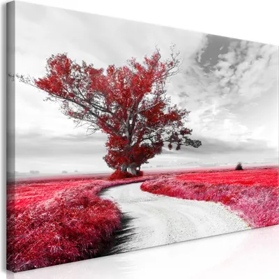 Image de Tableau mural Mega XXXL Paysage 250 x 125 cm Impression artistique au format XXL en une seule partie à monter soi-même Tableaux sur toile Tableaux modernes Décoration murale DIY Décoration d'intérieur Arbre Nature c-B-0356-ak-g