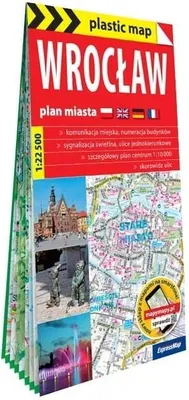 Image de Plan de la ville de Wrocław déjoué 1:22 500