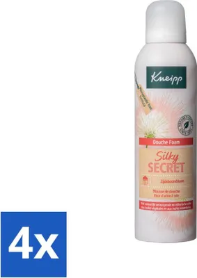 Immagine prodotto di Kneipp - Doccia schiuma - Segreto di seta - Fiori di seta - 200 ml - Confezione risparmio - 4 pezzi