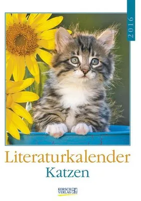 Produktbild von Katzen 2016 Literatur-Wochenkalender