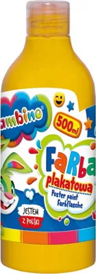 Immagine prodotto di Poster paint giallo in bottiglia 500ml Bambino